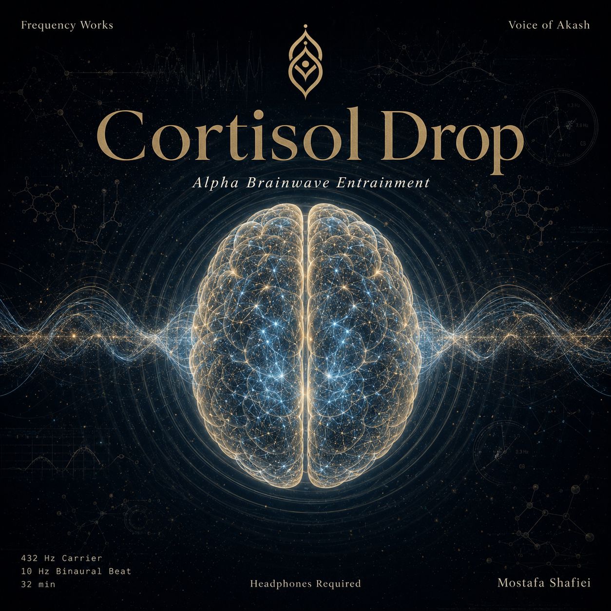 Cortisol Drop — 30-Min Alpha Brainwave Entrainment Track for Stress & Cortisol Relief