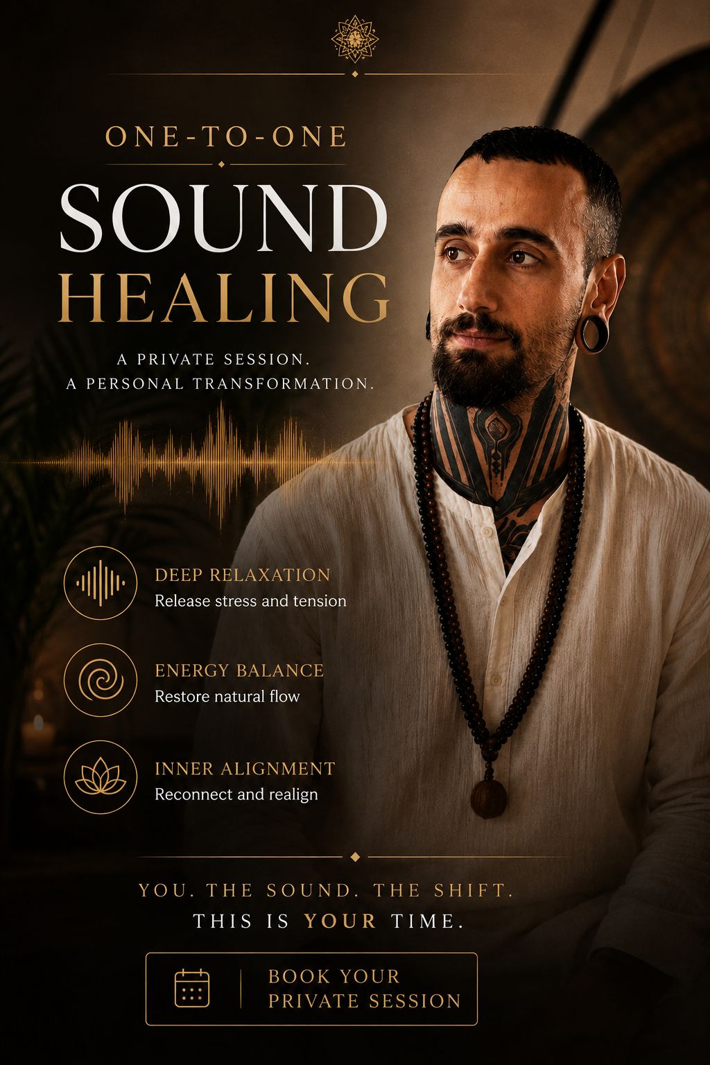 One-to-One Sound Healing Session — Mostafa Shafiei