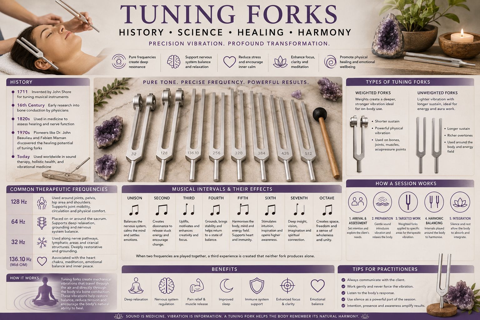 All Types of Tuning Forks — Voice of Akash